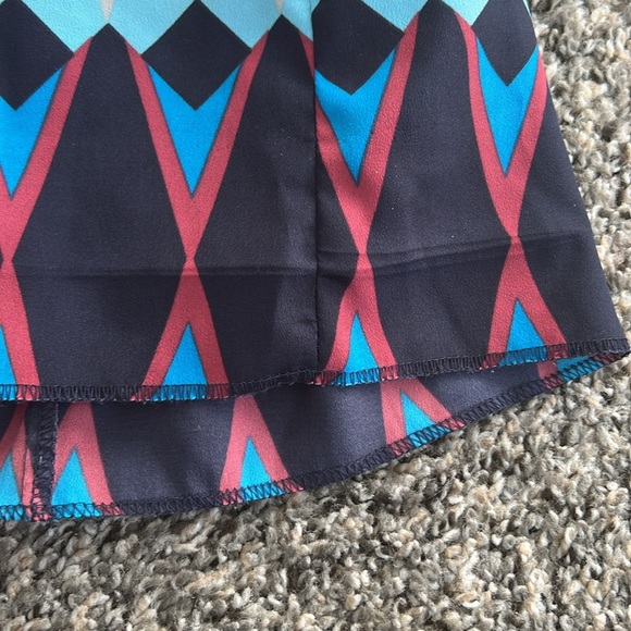 J.Crew Factory Small Geometric Short-Sleeved Blouse - Picture 7 of 7